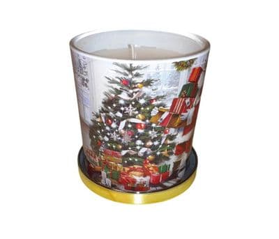 Santa Spiced Vanilla and Cinnamon Hand Poured Soy Wax Candle by the Macneil Studio