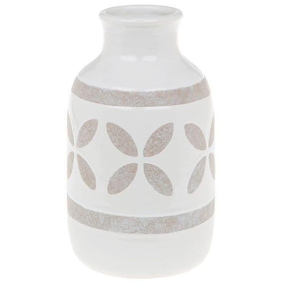 Shudehill Petal Art Round Small Vase | Elegant Decorative Flower Vase