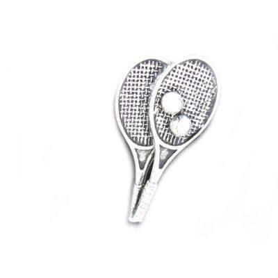 Tennis Pewter Pin Badge