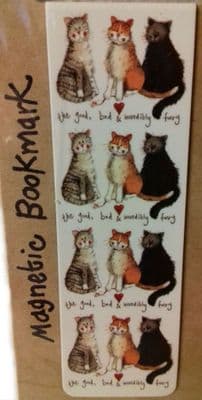 The Good, The Bad & Incredibly Furry Magnetic Bookmark