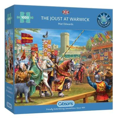The Joust at Warwick by Mat Edwards 1000 Piece Gibsons Jigsaw