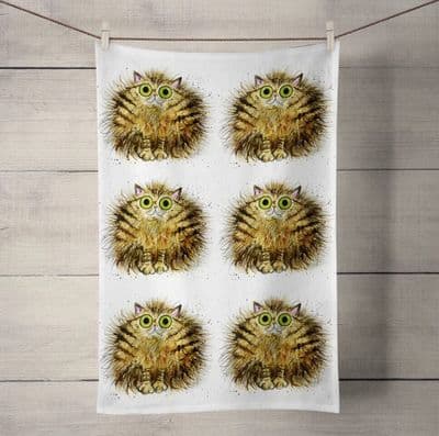 Tommy Tea Towel by Emma Haines