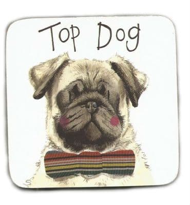 Top Dog Corked Backed Coaster