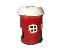 Village Pottery Heart Christmas Wax Melt Warmer | Handcrafted Tealight Burner