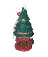 Village Pottery Tealight Christmas Tree House