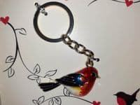Vintage Style Robin Keyring