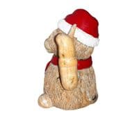 Waving Christmas Highland Cow with moving arm