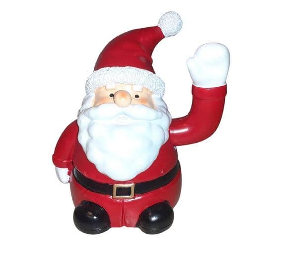 Waving Santa with moving arm
