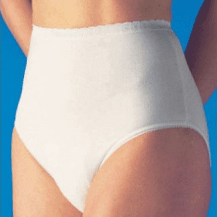 Ladies Cotton White Incontinence Pants - 100ml