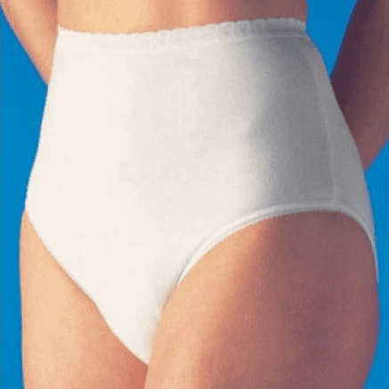 Ladies Cotton White Incontinence Pants - 200ml