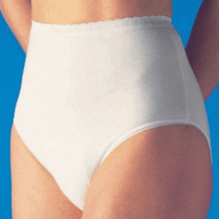 Ladies Cotton White Incontinence Pants - 300ml