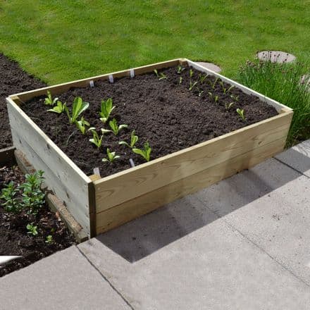 Rectangular Timber Raised Bed