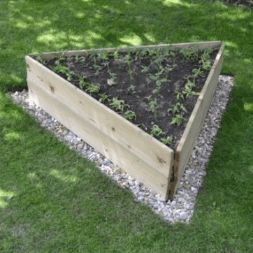 Triangle Timber Raised Bed