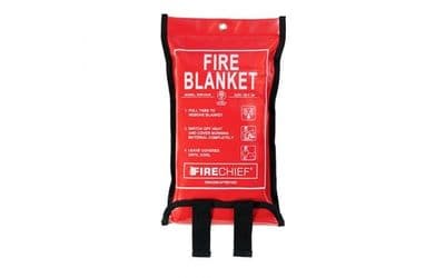 1M X 1M FIRECHIEF FIRE BLANKET SOFT CASE (SVB1/K40)