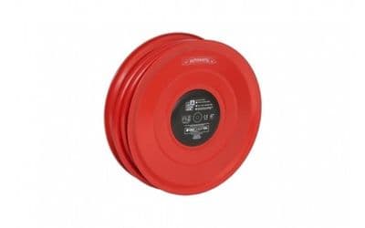 25MM FIXED AUTO HOSE C/W HOSE, NOZZLE AND FITTINGS