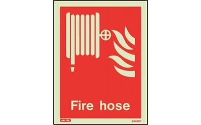 6495DD/R - FIRE HOSE LOCATION SIGN 300 X 200mm