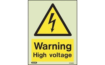 7424D/R - WARNING HIGH VOLTAGE SIGN