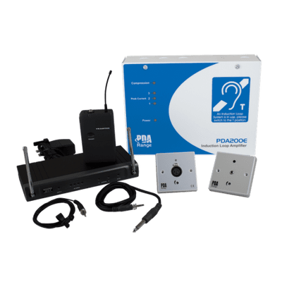 AKW2/L 200m2 Place of Worship Hearing Loop Kit (lavalier mic. version)