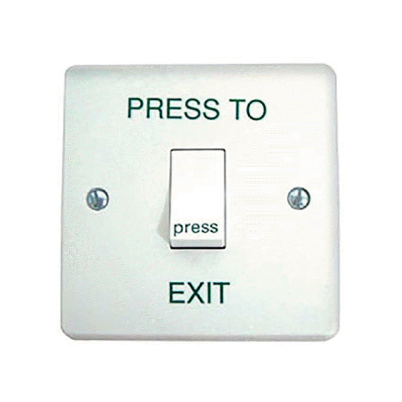 CDVI RTE001F | Standard Plastic Exit Button, Flush