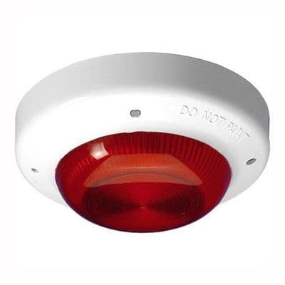 CLB-E(WHT) Conventional Red Beacon - White body