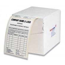 ESL/STANDARD - PAPER FIRE EXTINGUISHER SERVICE LABELS