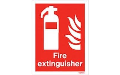 FIRE EXTINGUISHER LOCATION SIGN - 200 x 150mm