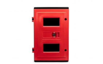 FIRE FIGHTING EQUIPMENT CABINET WITH KEY LOCK - Capacity: 2 x 9kg/9l with 1 x 2kg extinguisher