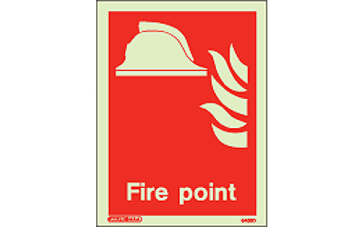 FIRE POINT LOCATION SIGN 300 X 200