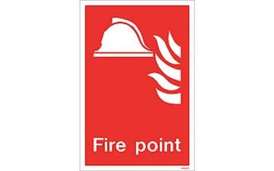 FIRE POINT LOCATION SIGN - 300 x 200mm
