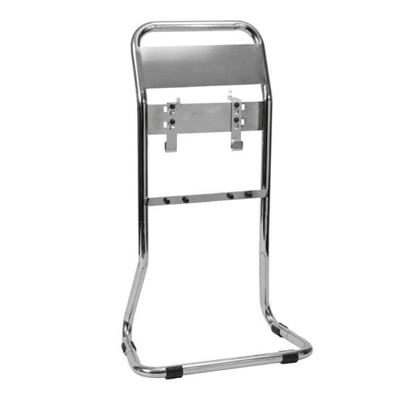 Firechief Flat-Pack Tubular Double Stand - Chrome (FPSC2)