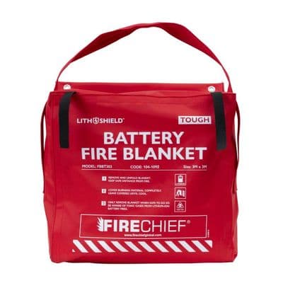 Firechief LithShield Tough Battery Fire Blanket 3 x 3m