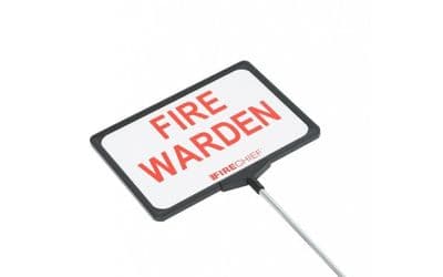 FIRECHIEF TFW1 - Telescopic Fire Warden Sign