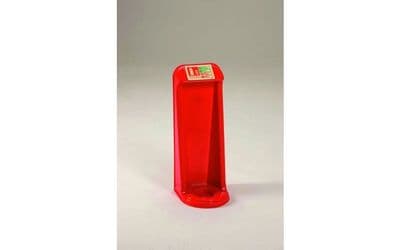 FIRECHIEF TPS1/RED - VACUUM FORMED SINGLE FIRE EXTINGUISHER STAND