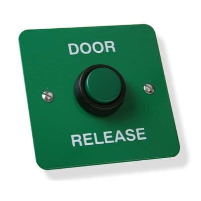 ICS DRB008F-DR | Raised Green Green Plate Door Release
