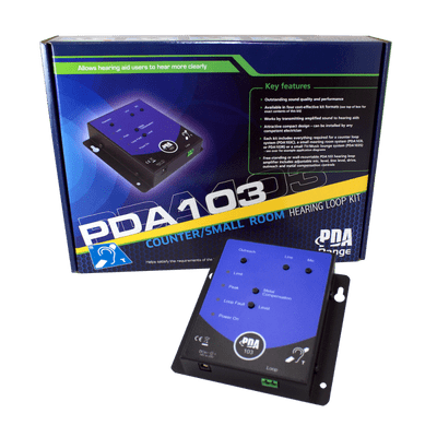 PDA103C 1.2m2 Wall-Mounting Counter Hearing Loop System
