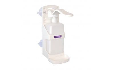 PROCINCT MANUAL GEL & SOAP DISPENSER SUCTION PAD MOUNTED - WHITE 1000ML