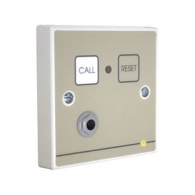 QT602 Quantec Addressable Call Point, Button Reset c/w Remote Socket