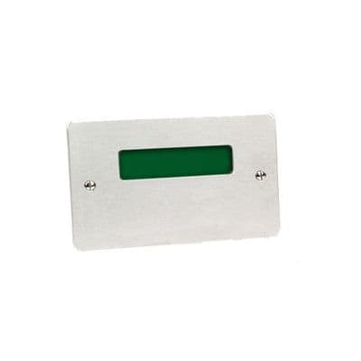 QT608CD/SS Quantec stainless steel corridor display, no controls