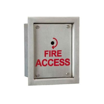 RGL - FMS-FLUSH stainless steel firemans switch in a flush housing