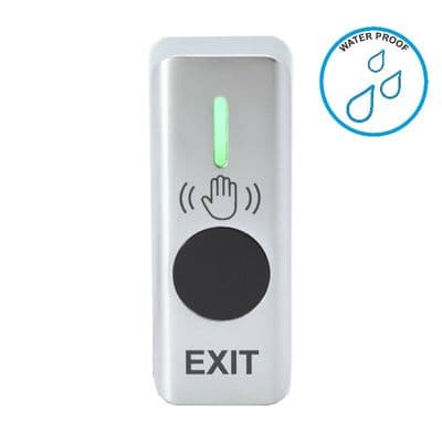 SRS Surface Narrow Waterproof Touch Free Exit Button