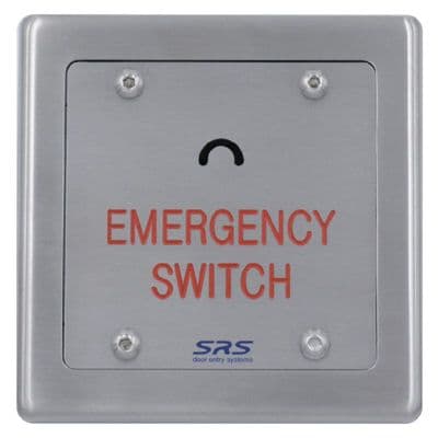 SRS Surface Stainless Steel Fire Brigade Housing with Crescent Key