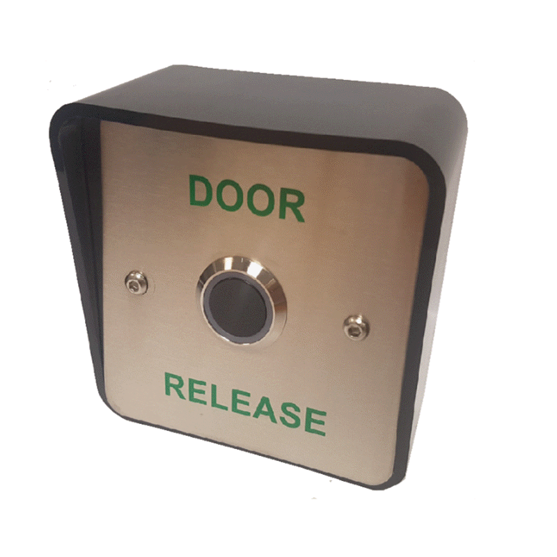 Touch free EXIT Button Stainless Steel Adjustable Timer & Range