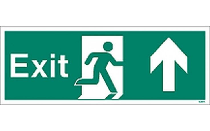 W446K - FIRE EXIT SIGN UP/FORWARDS