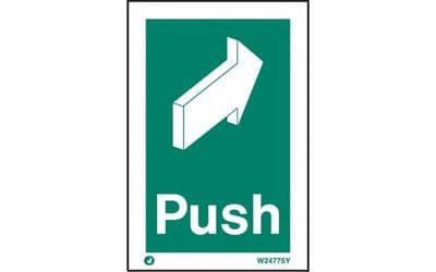 W4775Y - PUSH SIGN