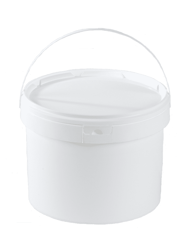 10 Litre Standard Plastic Pail - Pack of 8
