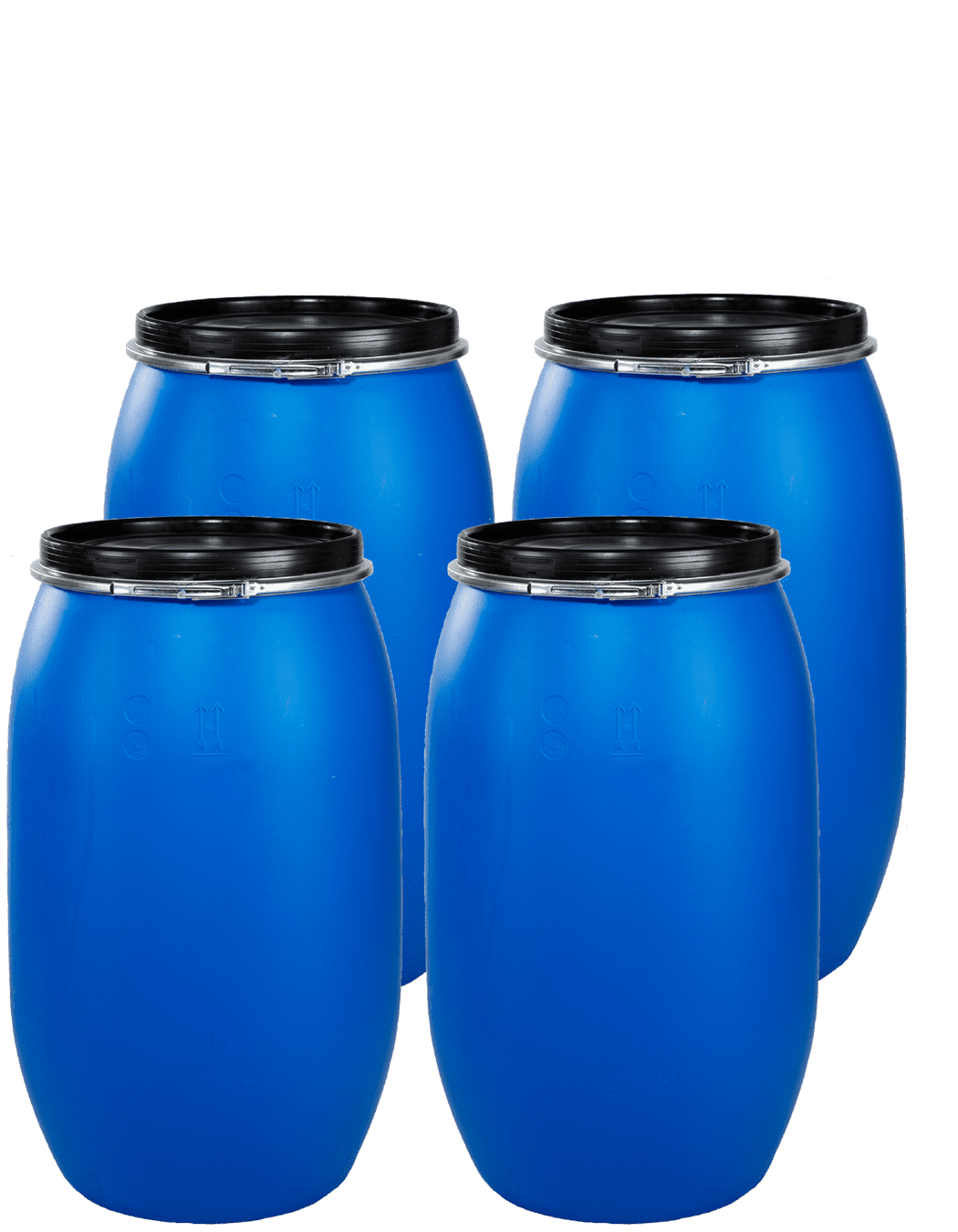 120 Litre pack of 4 drums