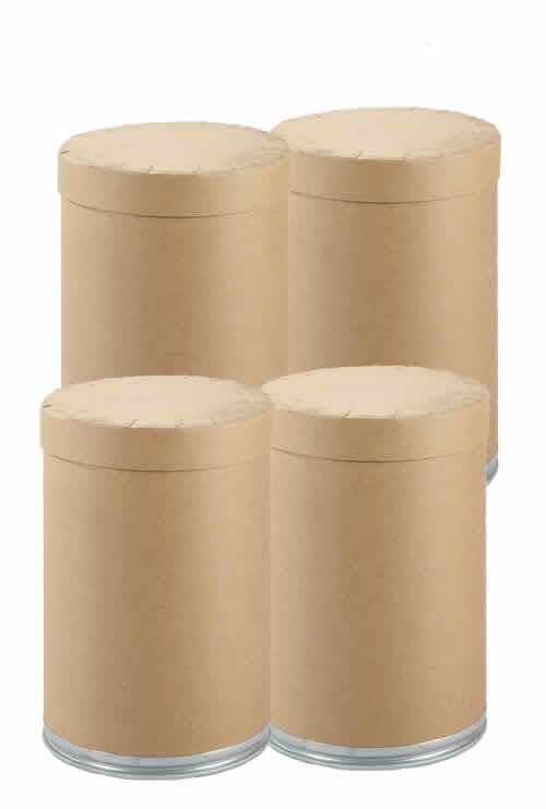 123 Litre Slip Lid Fibre Drum - Pack of 4 Drums