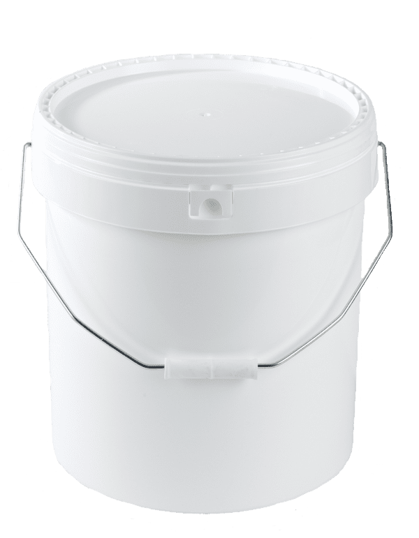 20 Litre Standard Plastic Pail - Pack of 8