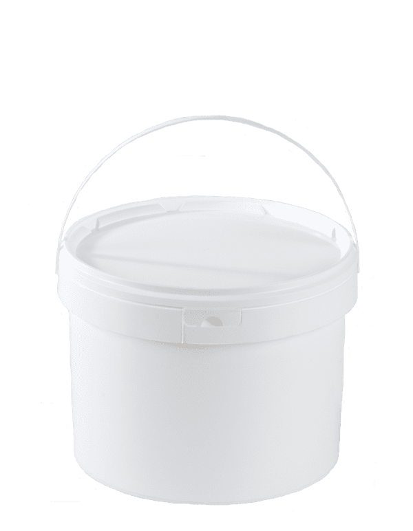 5 Litre Standard Plastic Pail - Pack of 8