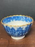 Antique 18th Century First Period Worcester Dr Wall Tea Bowl & Saucer Pagoda - 375790306889